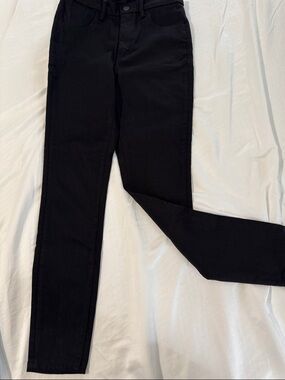 J Brand Black Denim Jeans with Branded Button
